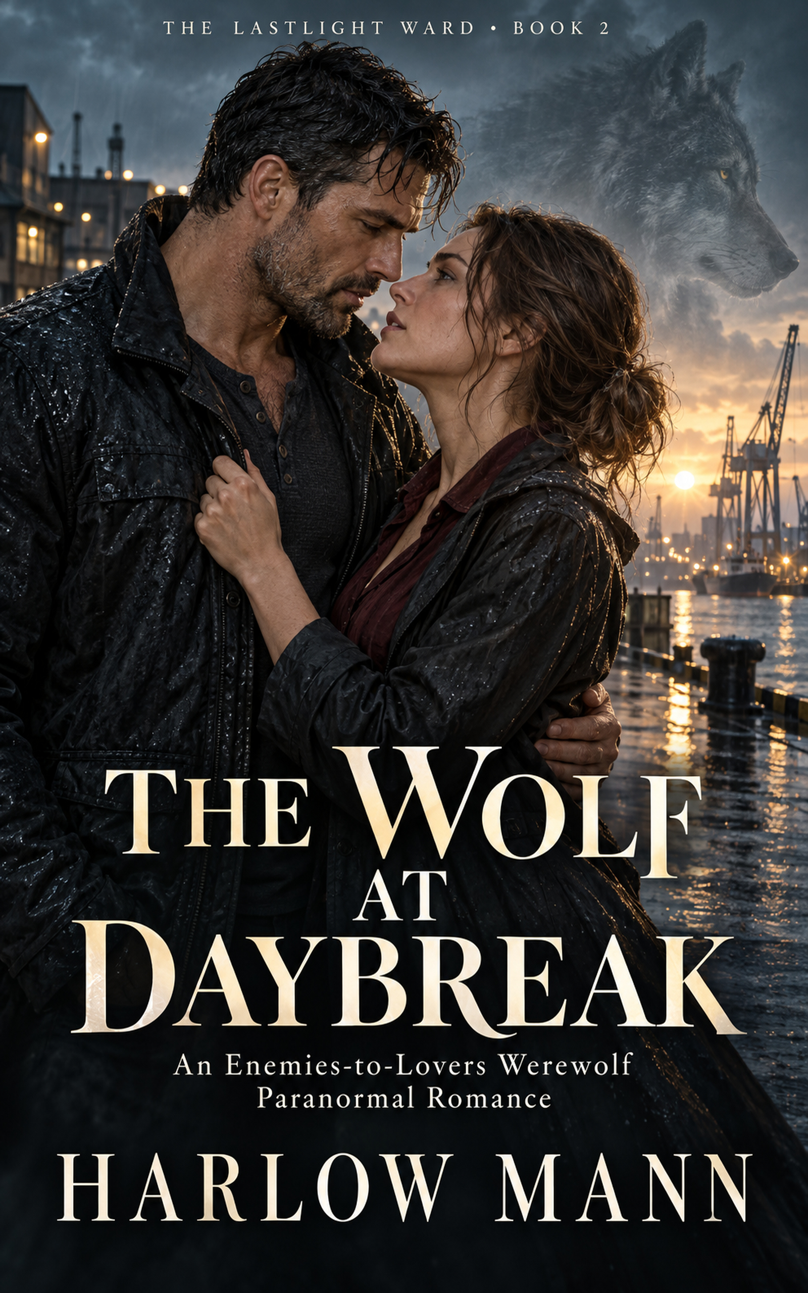 The Wolf at Daybreak by Harlow Mann book cover
